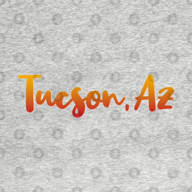 Tucson Arizona map  Arizona tourism Tucson AZ by BoogieCreates